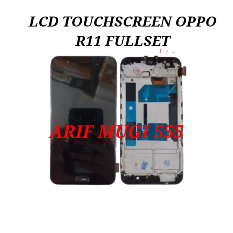 Lcd Touchscreen Oppo R11/Lcd Tc Fullset Frame Oppo R11 Original