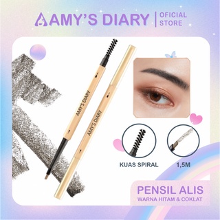 [PAKET HEMAT] Make Up 4 In 1 AMY'S DIARY Lipstik Maskara Pencukur Alis Eyebrow termurah