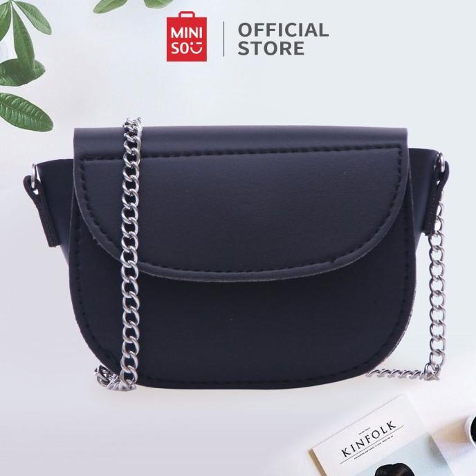 MINISO Tas Selempang Lipstik Rantai Wanita Sling Bag Lipstick Kecil