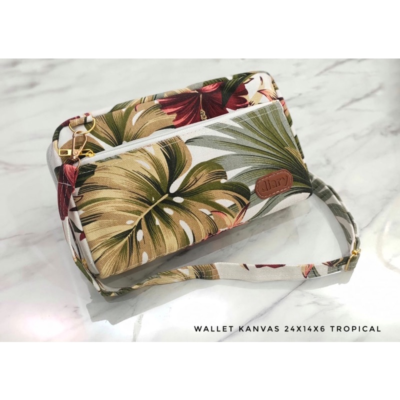 DOMPET WANITA SELEMPANG TAS WANITA TAS KERJA / WALLET KANVAS