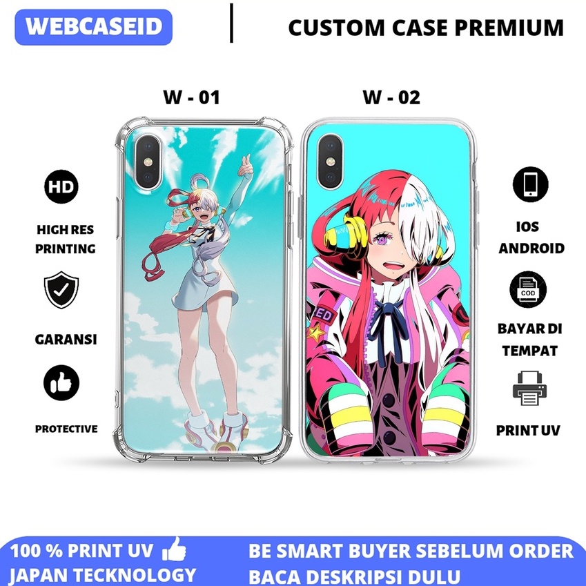 Jual Webcaseid Custom Case Anime One Piece Red Uta Bisa Buat Semua