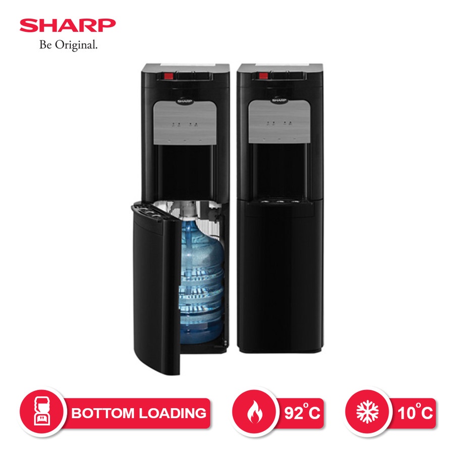 SHARP Dispenser Galon Bawah - SWD 80 EHL BK Baterai Back Up