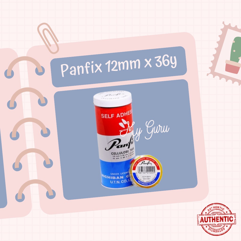 

[ROL] PANFIX 1/2 INCH / 12 MM X 36 YARD SOLATIP / SELOTIP / ISOLASI / SELF ADHESIVE CELLULOSE TAPE