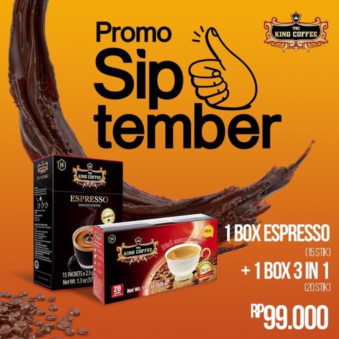 

TERLARIS [HEMAT] King Coffee Espresso 15 Stick & 3in1 20 Sachet Kopi Vietnam G7 /KOPI RUBE/KOPI KAPAL API/KOPI SLB/KOPI PEJUANG/KOPI BUBUK