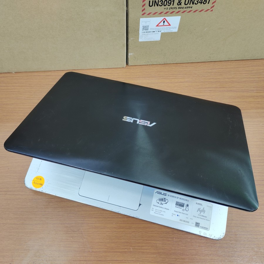 LAPTOP ASUS X455L CORE I3 RAM 4GB HDD 500GB WINDOWS 10 TERBARU