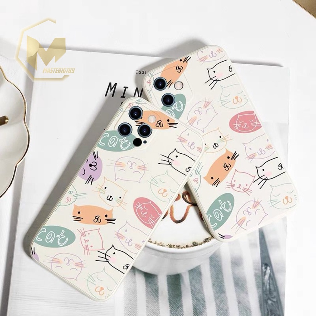 SS109 SOFTCASE MOTIF CUTE CAT OPPO A3S A1K A5S A7 A12 F9 A11K A15 A15S A16 A16S  A17 A17K A52 A92 A53 A33 A54 A55 A71 A74 A95 A76 A36 A96 A9 A5 2020 MA3494