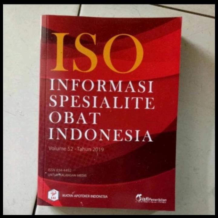 Storewijaya | Buku Original Iso Informasi Spesialite Obat Indonesia Vol 52 2019
