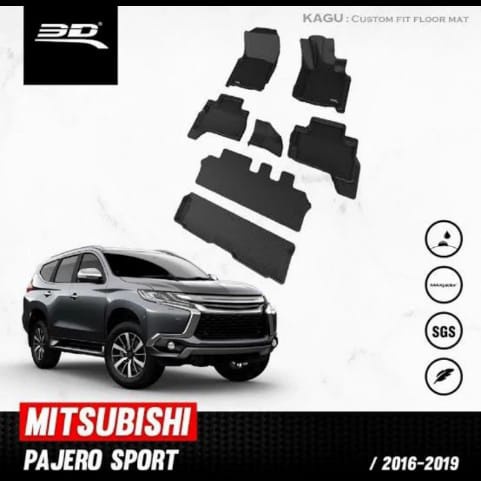 Karpet Mobil 3D KAGUMAT MITSUBISHI PAJERO Sport 2016-2020