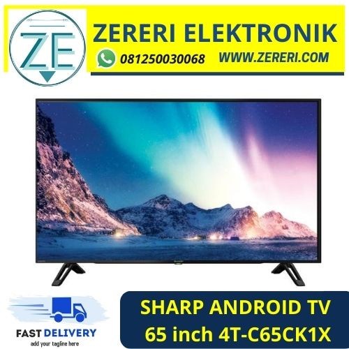 adrianisalsabila - TV SHARP AQUOS 4T-C65CK1X ANDROID TV 4K UHD SMART 65inch 4TC65CK1X