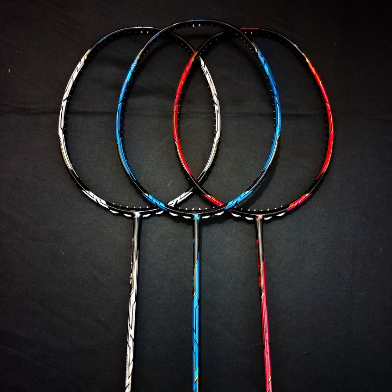 ⅝RAKET BADMINTON ORI MODERU TORPEDO 22 BERKUALITAS FREE GRIP KARET SENAR ORI DAN PEMASANGAN SENAR