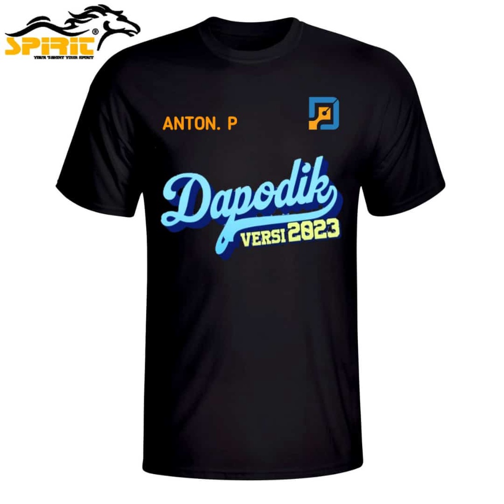 T-shir Kaos Dapodik Versi 2023/Kaos Distro Dapodik Terbaru