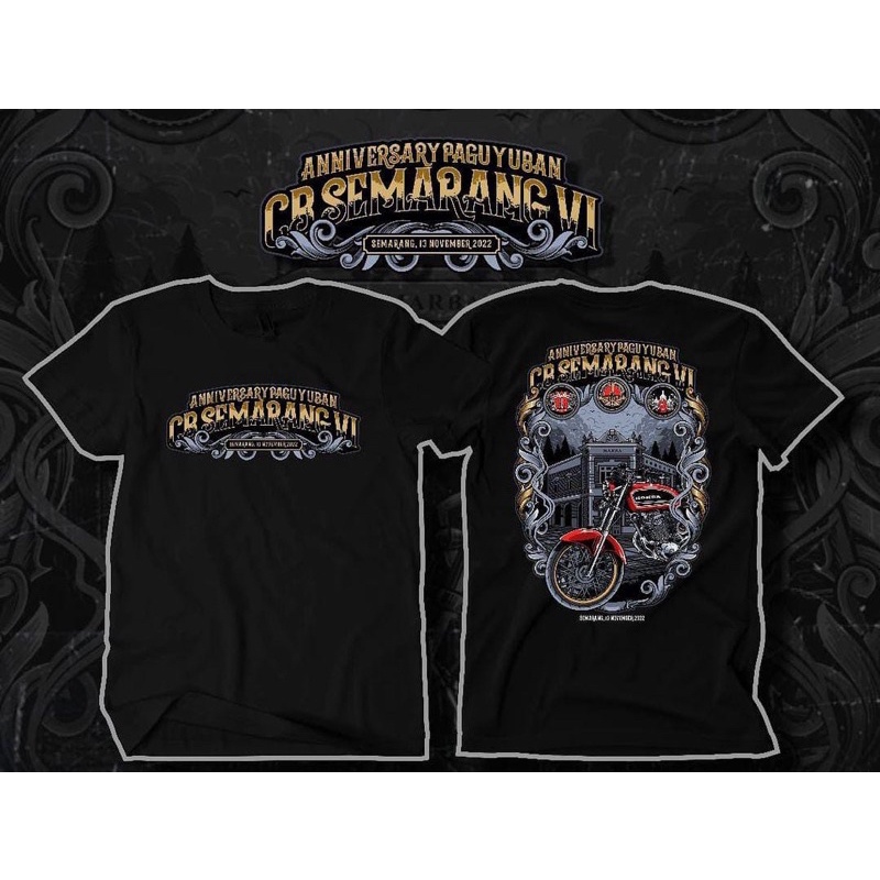 KAOS ACARA ANNIVERSARY CB SEMARANG VI ORIGINAL