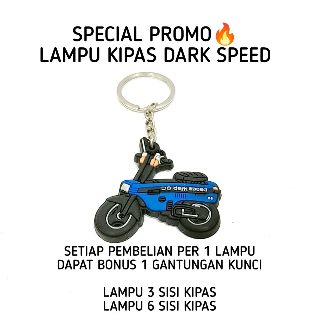 Lampu Led Depan 6 Sisi M02E AC DC &amp; 3 Sisi M02D AC DC dark speed