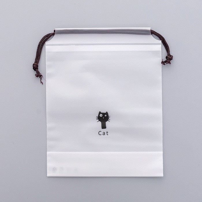 PT78 Pouch Serut Transparan Sedang