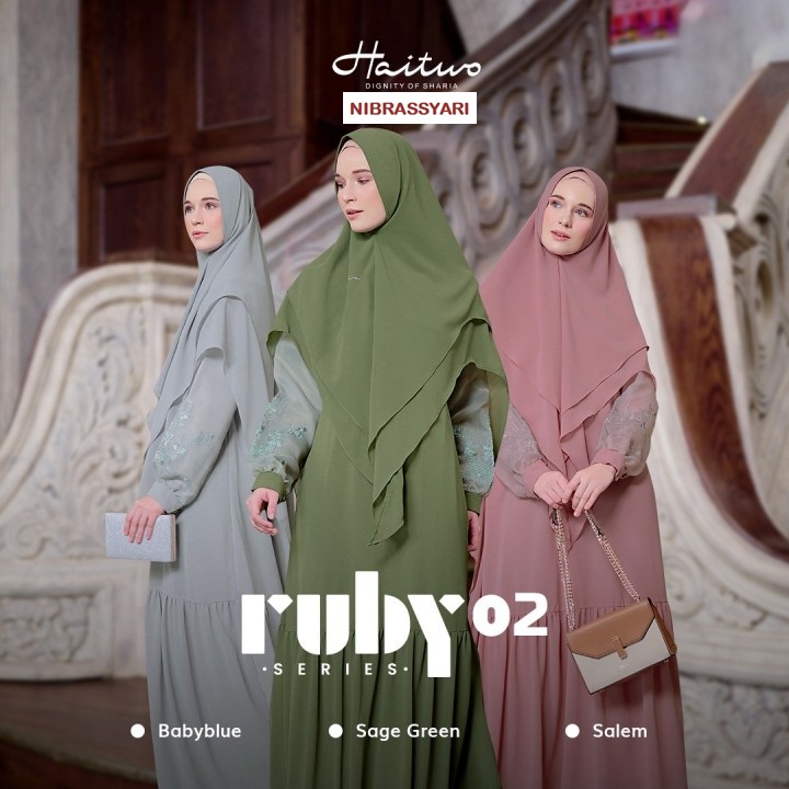 GAMIS HAITWO RUBY 002 / GAMIS MODEL TERBARU 2022 / GAMIS MEWAH HAITWO EDISI TERBATAS / GAMIS MEWAH U