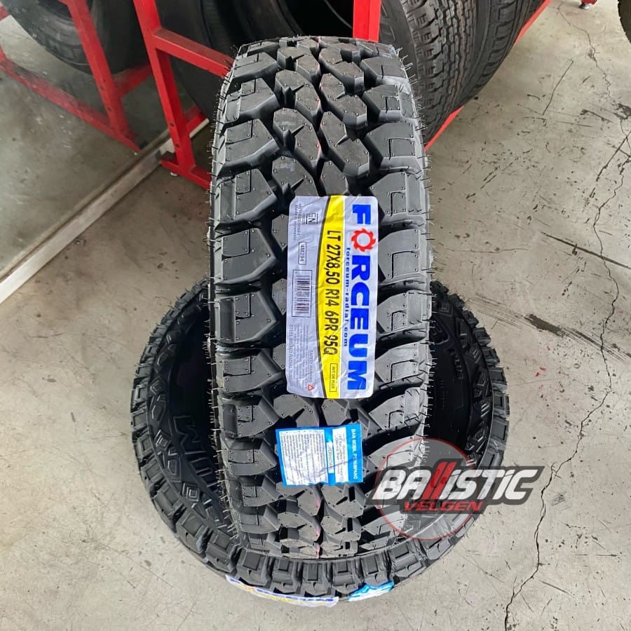 Ban Mobil Semi Offroad R14 Merk FORCEUM M/T 08 PLUS 27 8,5 R14 Ban Tahu BAN PACUL