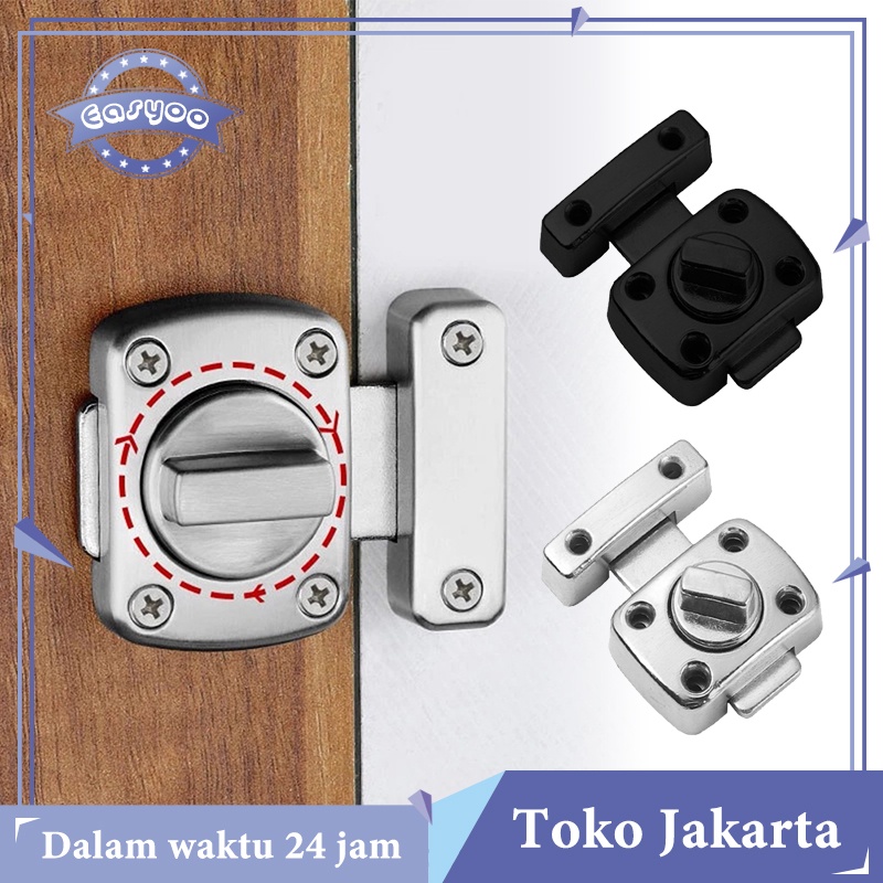 Selot Slot Pintu Rumah Metal Door Bolt Grendel Putar Slot Pintu Hook Latch Lock Bathroom