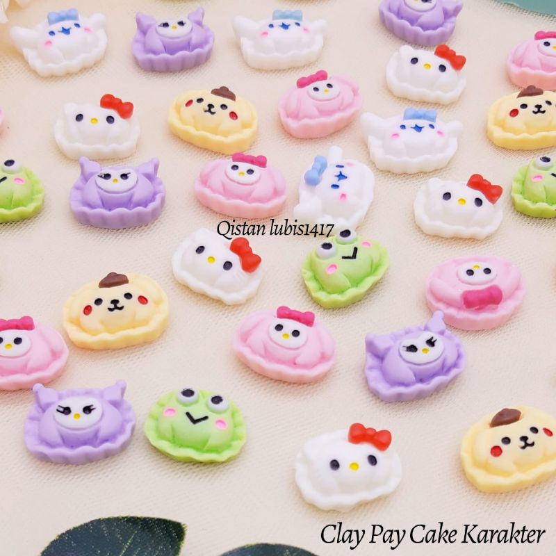 Clay Pay Cake Karakter|Clay Cake|Clay Sanrio|Clay Karakter|Resin