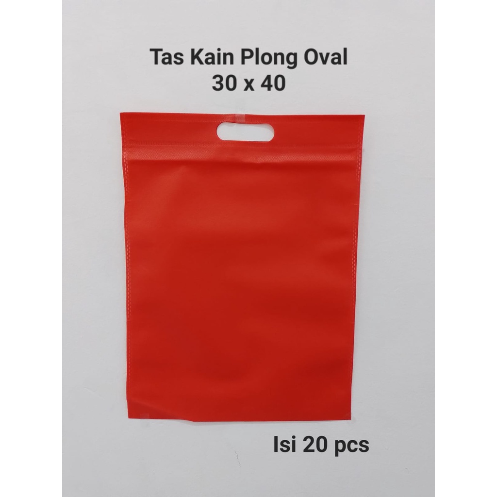 

TAS KAIN PLONG OVAL 30 X 40 WARNA ISI 20 PCS
