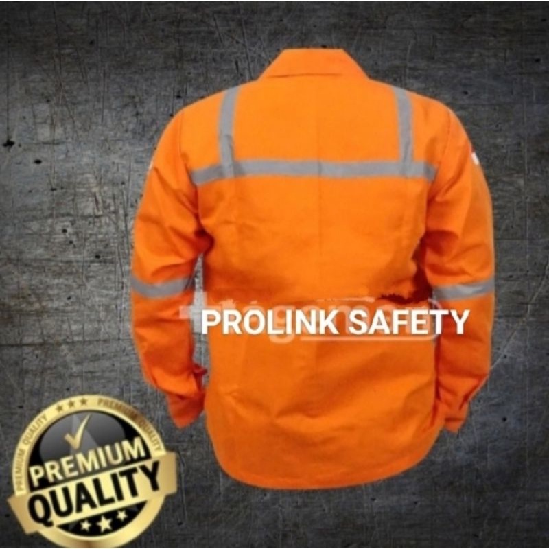 SERAGAM SAFETY ORANYE JUMBO 3XL RESLETING