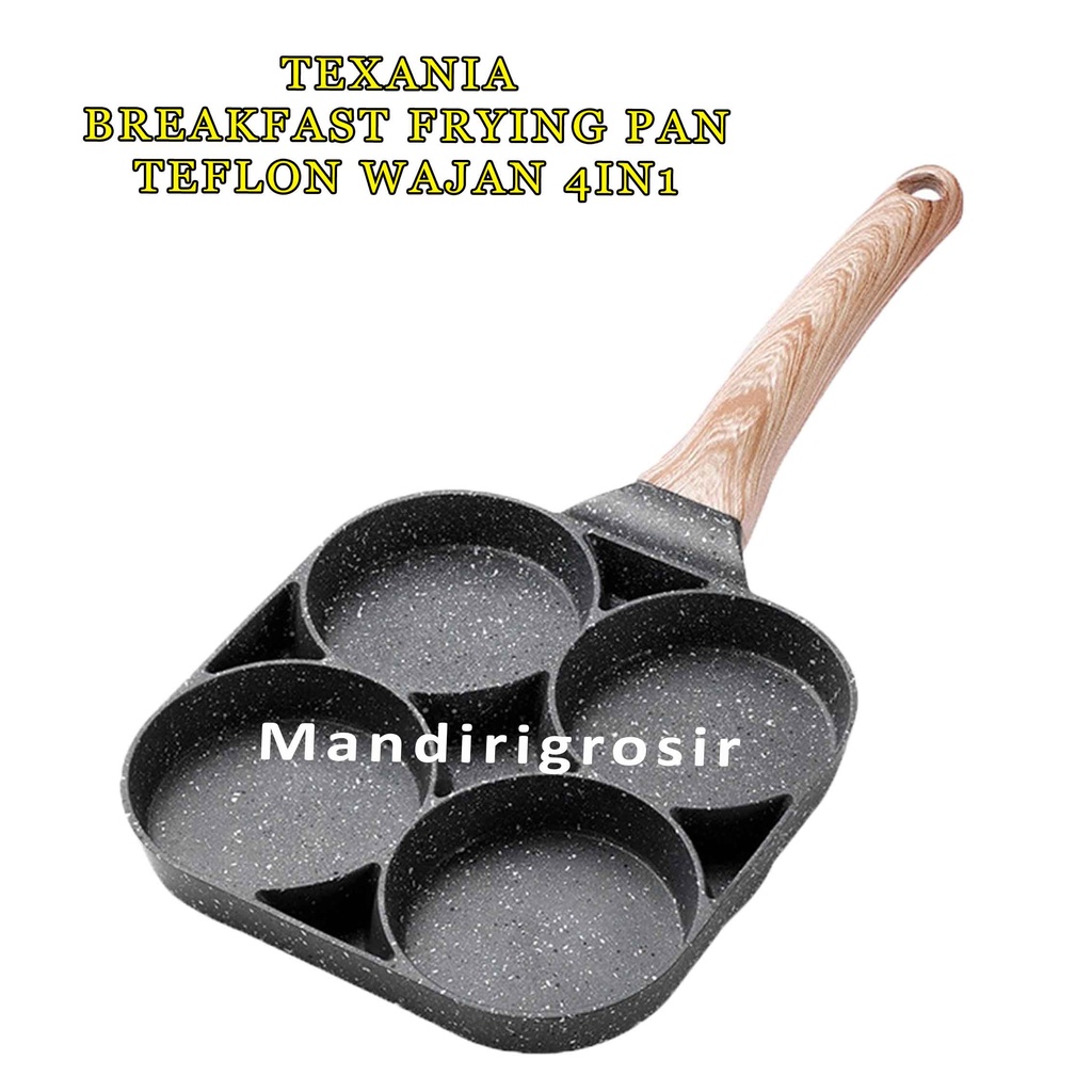 Breakfast Frying Pan * Texania * Teflon Wajan Anti lengket * Penggorengan