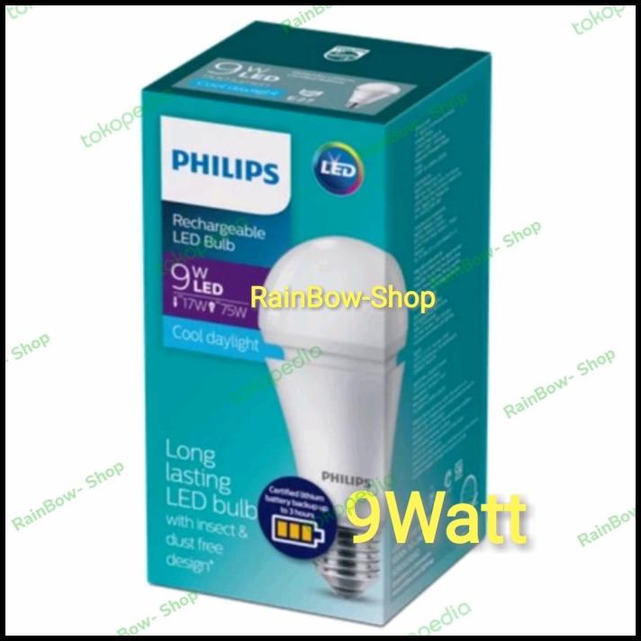 Philips Emergency/Rechargable Led 9W - Putih