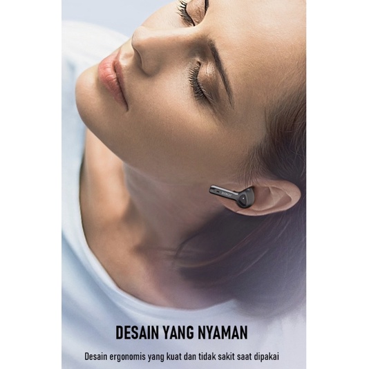 ROBOT Headset Bluetooth T30 Airbuds Earphone Earbuds TWS New. Hitam, biru, TWS airbuds T20S, plybuds, T10, Tallk 10, robot t60