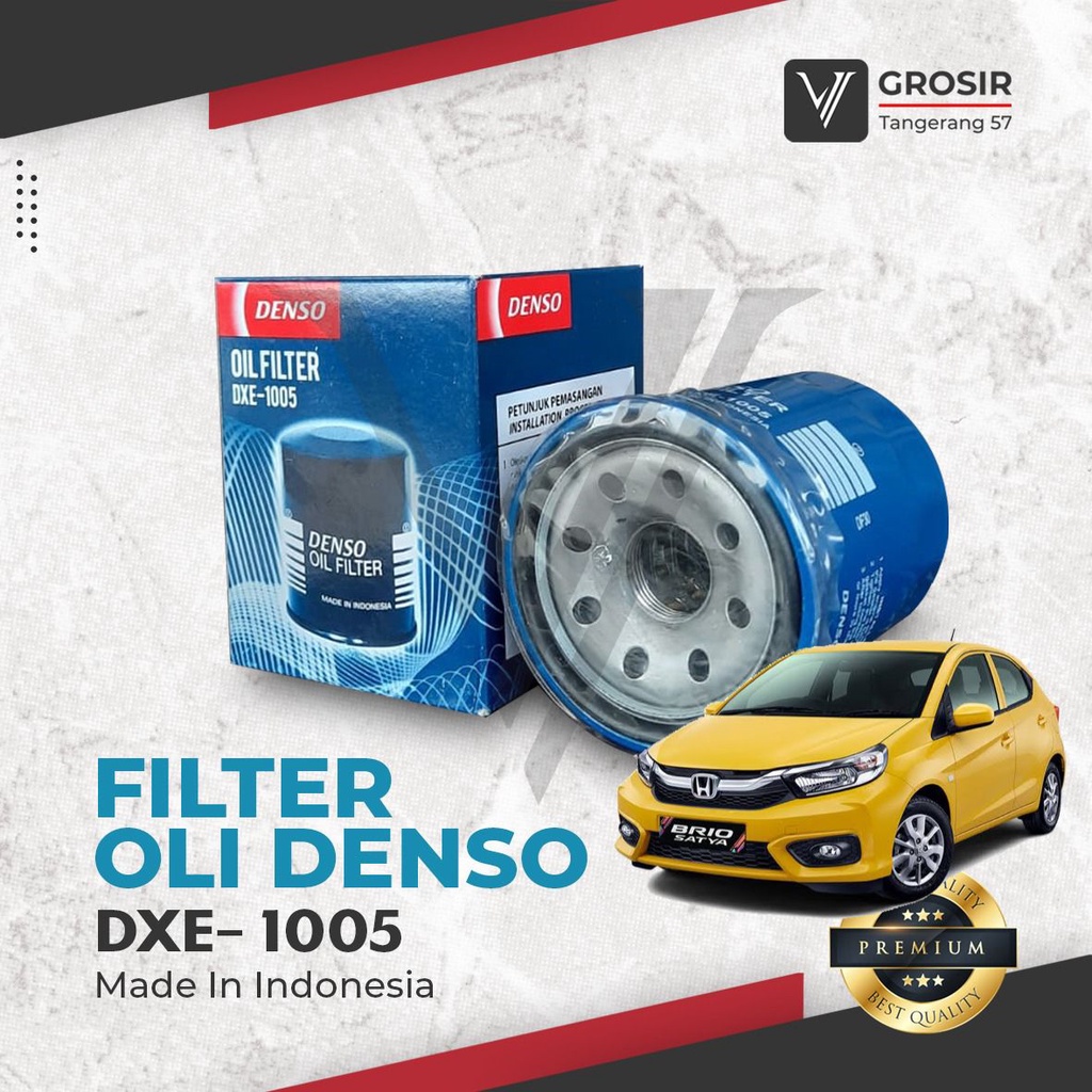 OIL FILTER BRIO DENSO DXE1005 FILTER BRIO