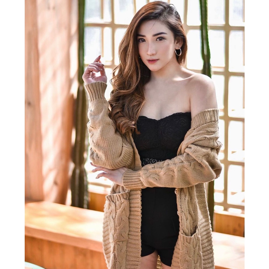 Lizzy - CARDIGAN RASYWA CABLE PREMIUM