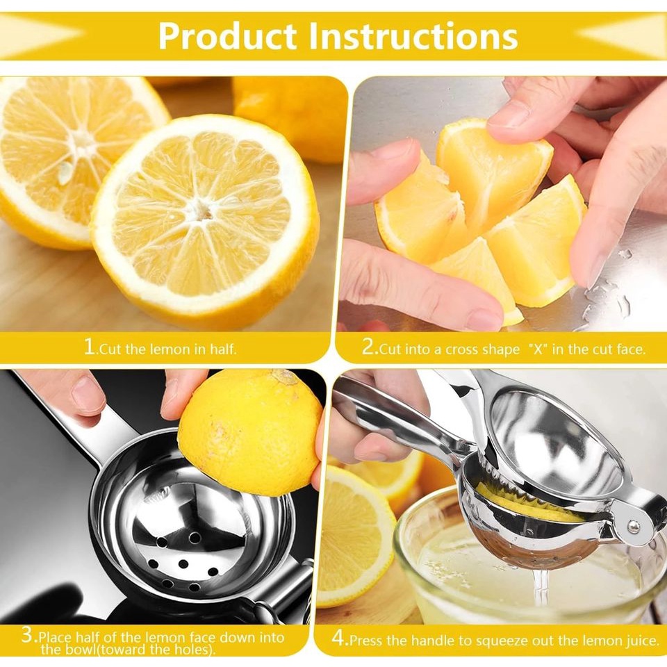 ALAT PERASAN JERUK / LEMON SQUEEZER STAINLESS