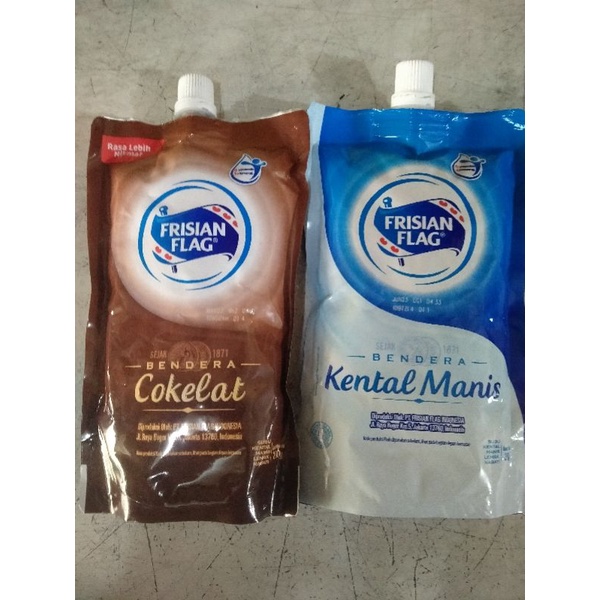 

susu kental manis Frisian flag kemasan pouch