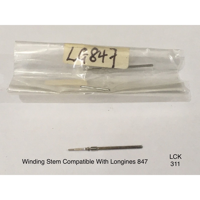 Winding Stem Compatible With Longines 847 Watch Part ( Swiss Made ) / As Batang Jam Tangan Longines 