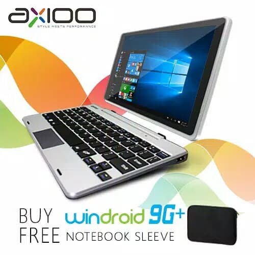 {MahesStore} AXIOO WINDROID 9G NOTEBOOK / LAPTOP DUAL OS Limited