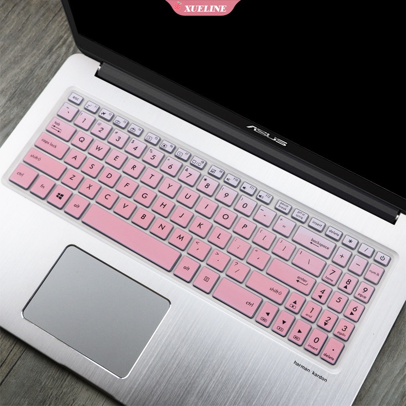 Pelindung Keyboard Silikon Transparan Anti Air Untuk ASUS NX580VD7300 Notebook 15.6 &quot;(ZXL)