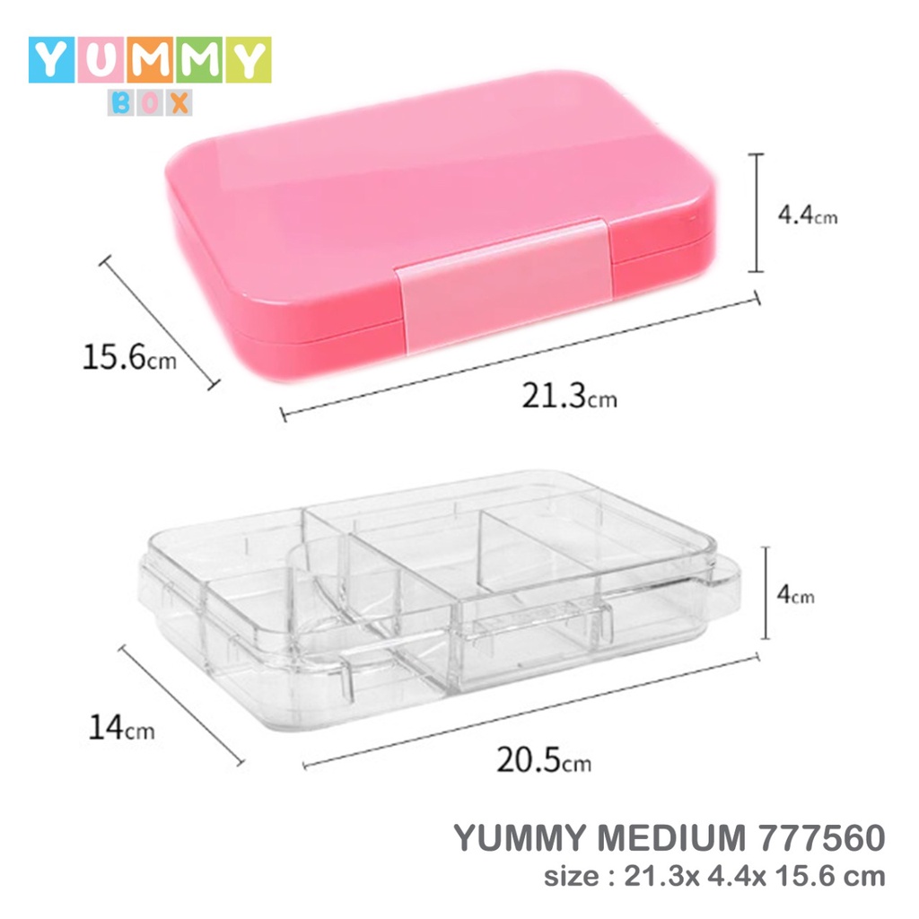 YUMMY BOX MEDIUM BENTO COLORS 777560