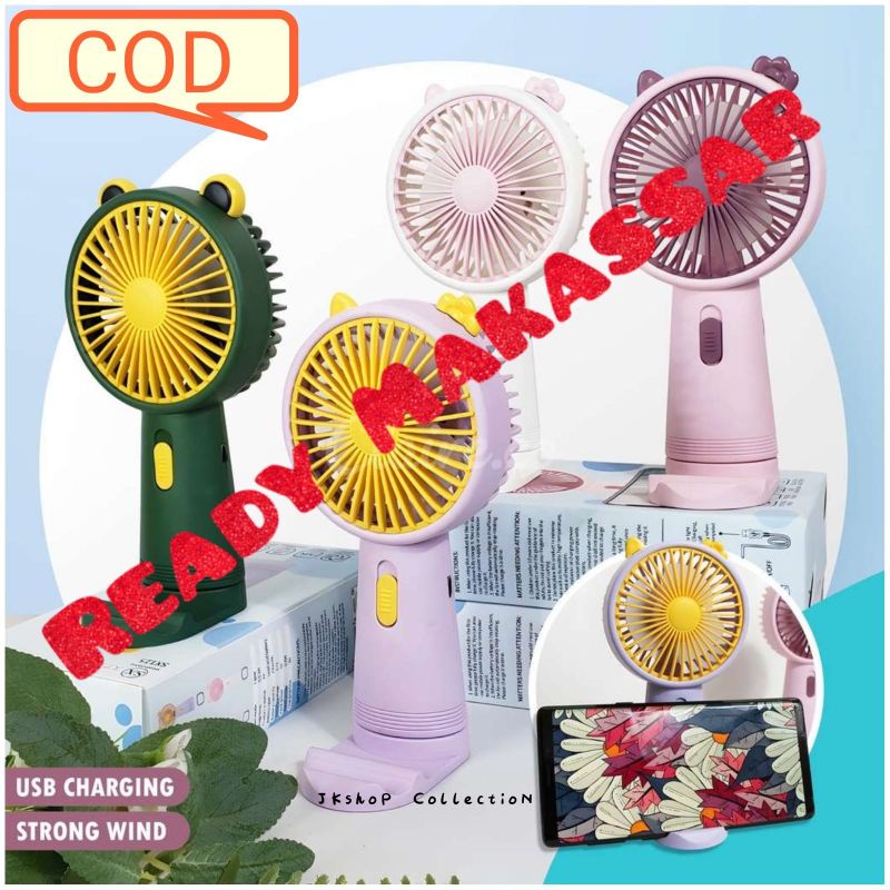 KIPAS ANGIN MINI KARAKTER USB / FAN PORTABLE KARAKTER USB CAS