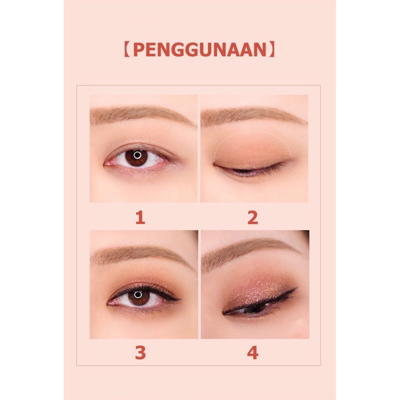 GRATIS ONGKIR LENGKAP WARNA{Bisa kirim instant COD Medan Termurah}  BEST SELER LAMEILA Eyeshadow 4 Warna (New) Kombinasi Glitter City Tahan Lama LA006