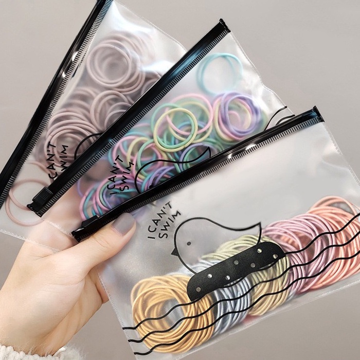 karet rambut korea 100pcs multicolour karet rambut wanita