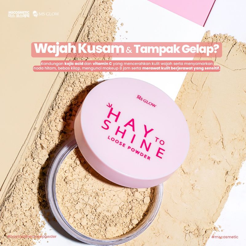Bedak tabur Ms Glow