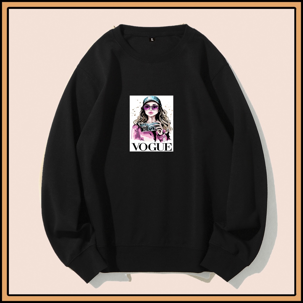 CALVIERO SHOP - BAJU SWEATER WANITA ATASAN VOGUEE PINK CAMERA SWEATER DEWASA BRAND ANIME SWEATER HODDIE FASHION CITAYEM SCBD FASHION WEEK FASHION VIRAL TIKTOK