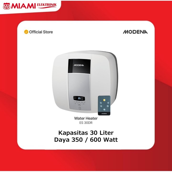 MODENA ES 30 DR / ES30DR Electric Water Heater Remote (30 Liter) 350/600 Watt