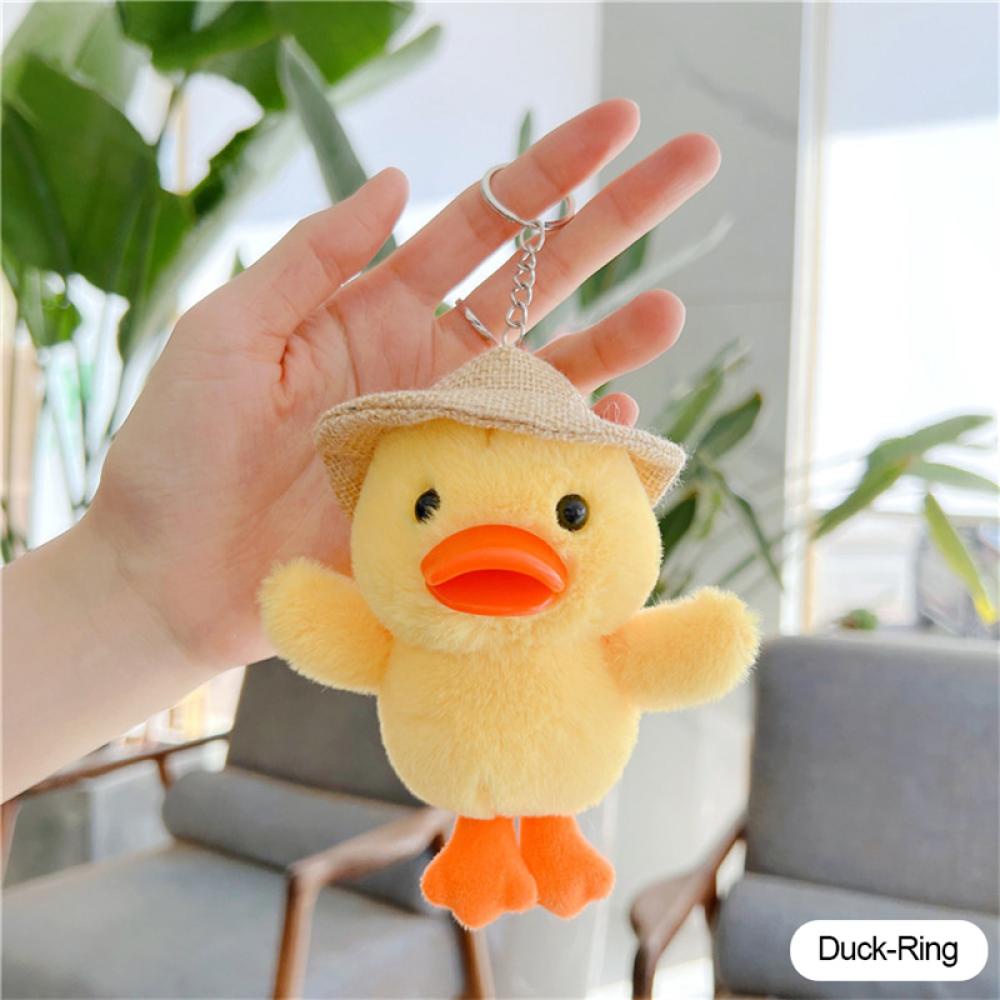 Timekey Mainan Boneka Plush Bentuk Angry Chicken 12cm Untuk Gantungan Kuncitashadiah Natalulang Tahun F2S7