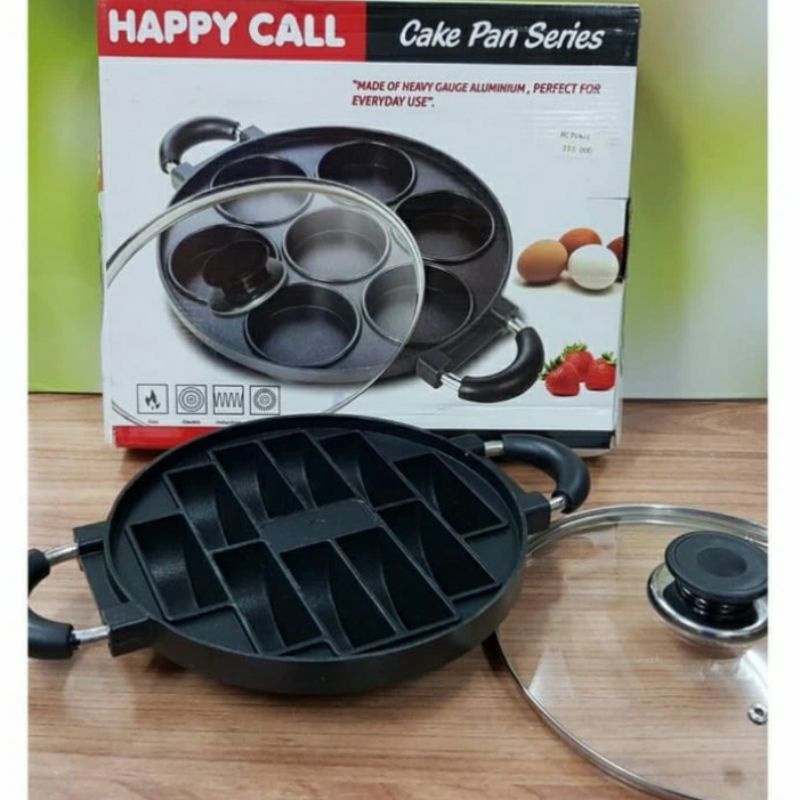 HAPPYCALL CETAKAN PUKIS/LOYANG PUKIS/LOYANG PANCONG/ TEFLON BROWNIES LUMER/KUE BALOK TEFLON