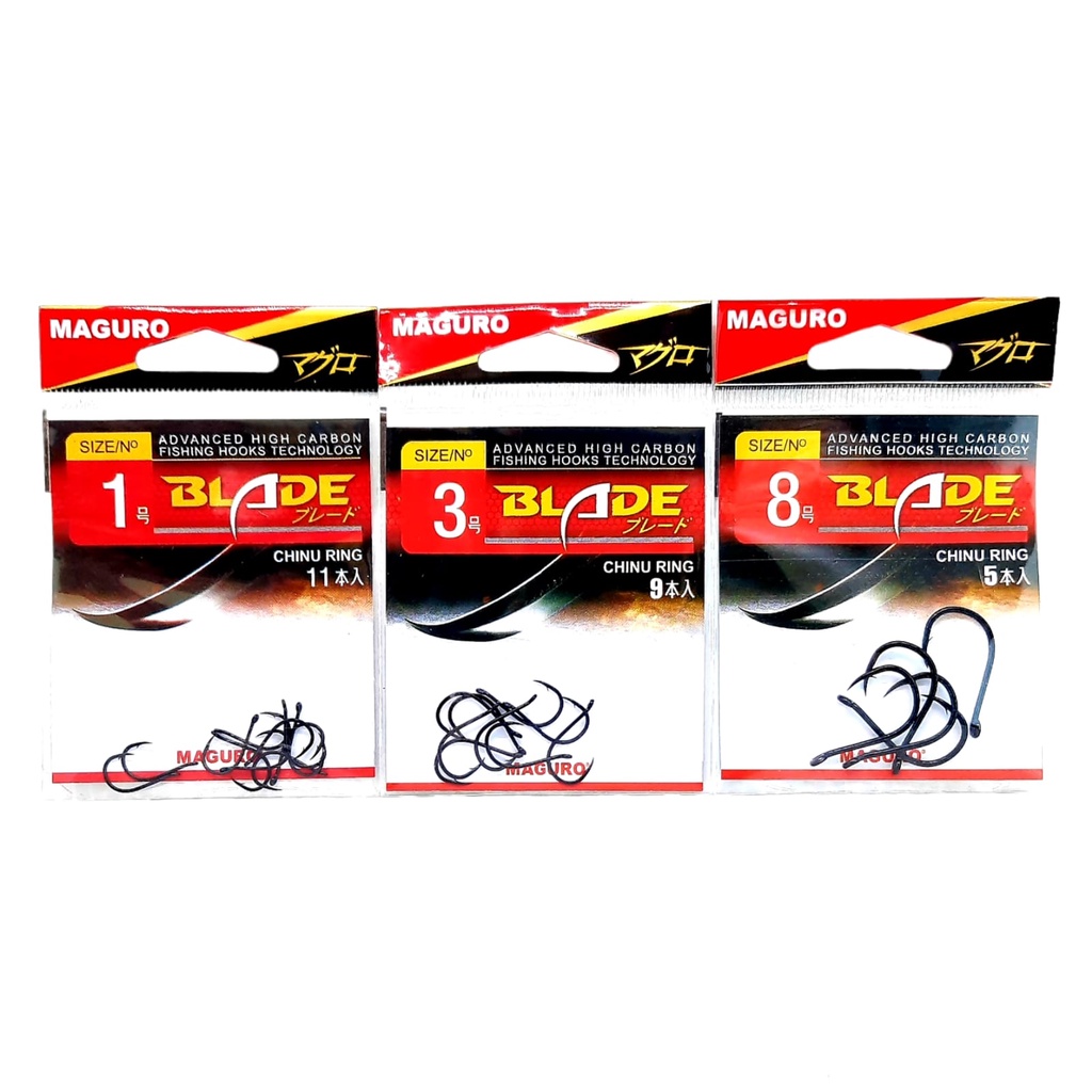 Kail Pancing Maguro Blade 1053 Type Kecil Chinu Lubang Super Tajam Kualitas Jepang Asli