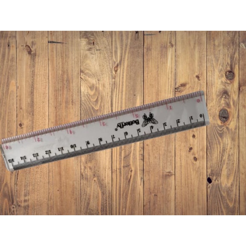 

penggaris 15cm butterfly