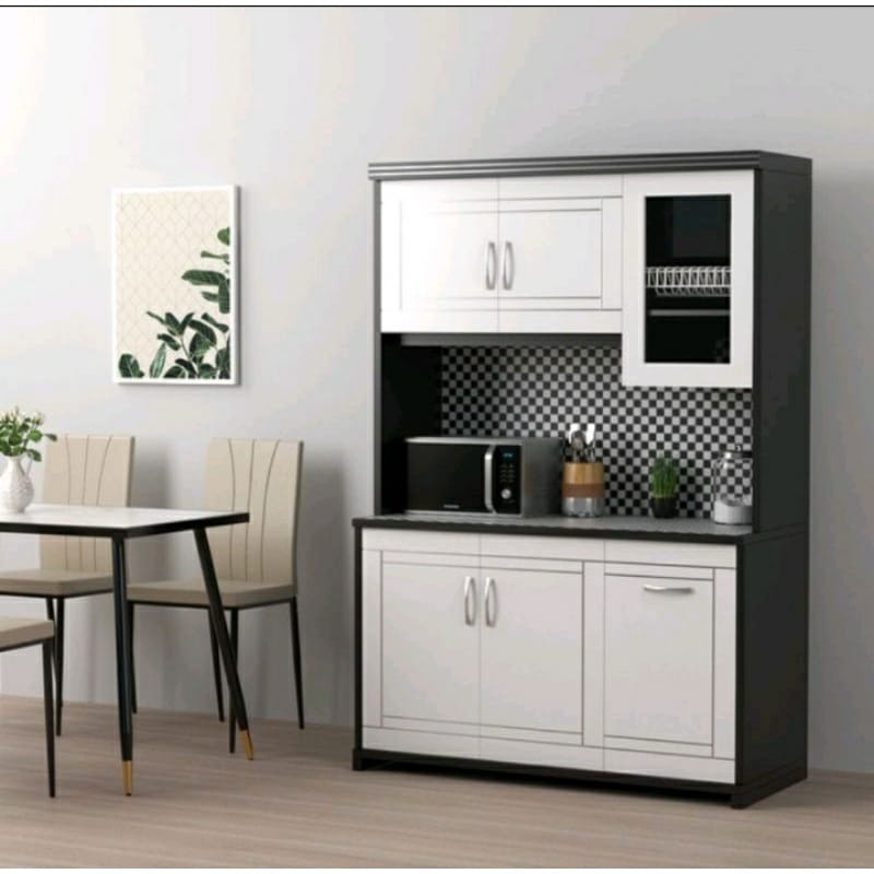 Lemari Sayur Rak Sayur Rak Piring 3 Pintu Warna