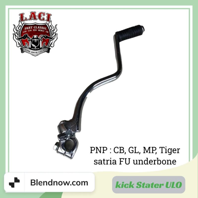 kick starter pedal selahan ulo viar pnp cb gl100 megapro tiger selahan kick stater satria fu cb150r