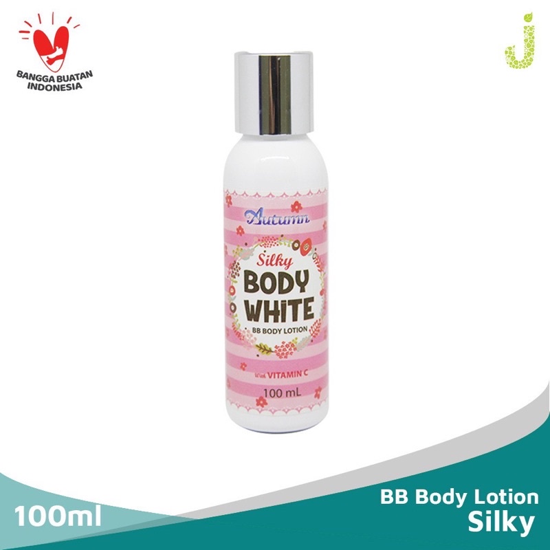grosir autumn body white silky 100ml/Body Lotion/Pelembab Tubuh/Handbody White