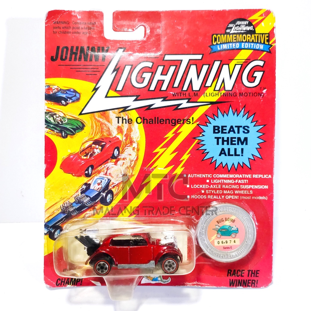 Johnny Lightning Bug Bomb Red