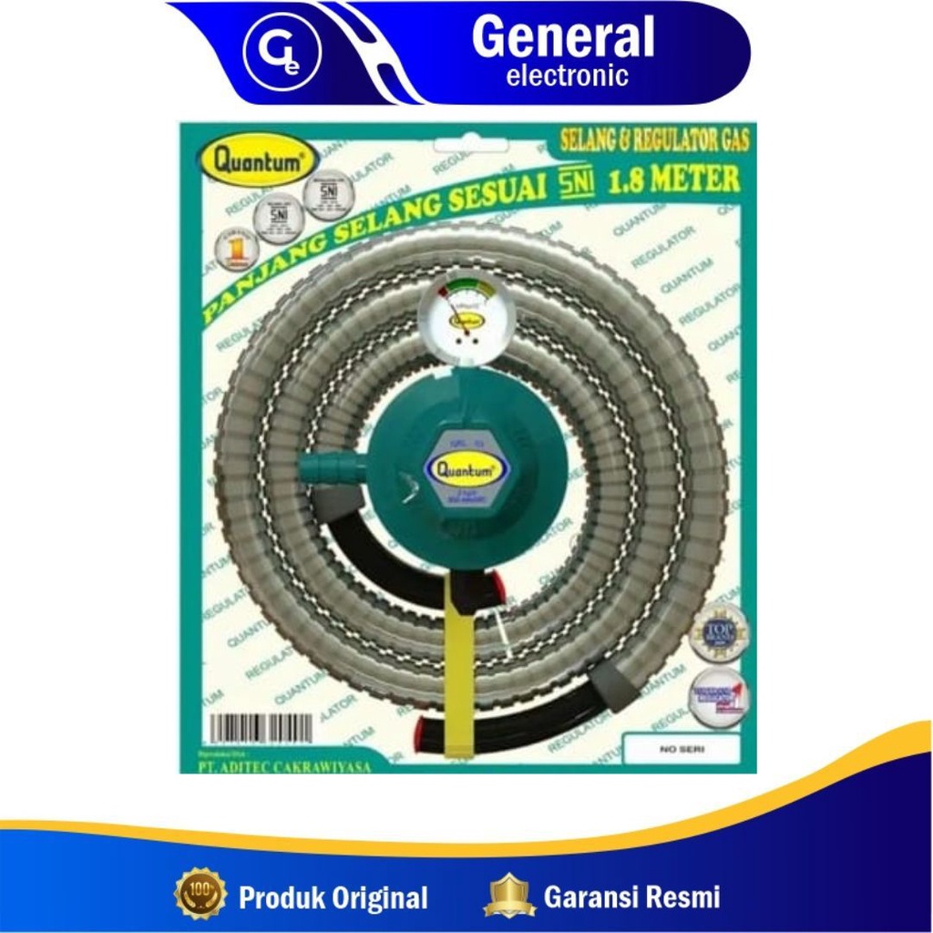 Regulator Quantum Paket Selang tipe QRL-032 Plus Regulator Gas